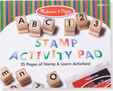 Wooden ABC Activity Stamp Set
