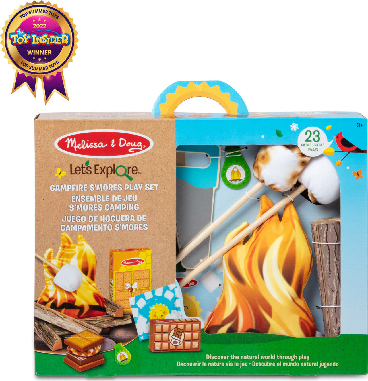 Let's Explore Campfire S'mores Play Set - Gingerbread House Toys