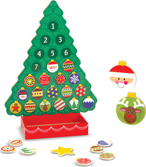 Countdown to Christmas Wooden Seasonal Calendar