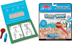 Water Wow! Around Town Deluxe Water-Reveal Pad - On the Go Travel Activity