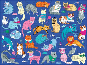 Cats & Dogs 100 Piece Double-Sided Puzzle