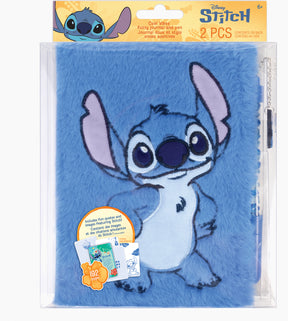 Disney: Stitch Cool Vibes Fuzzy Journal and Pen