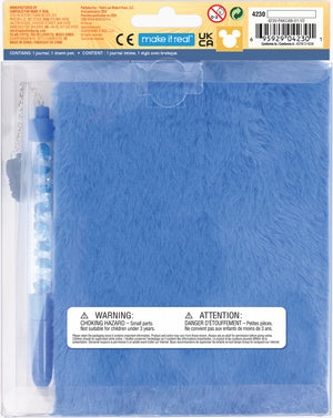 Disney: Stitch Cool Vibes Fuzzy Journal and Pen