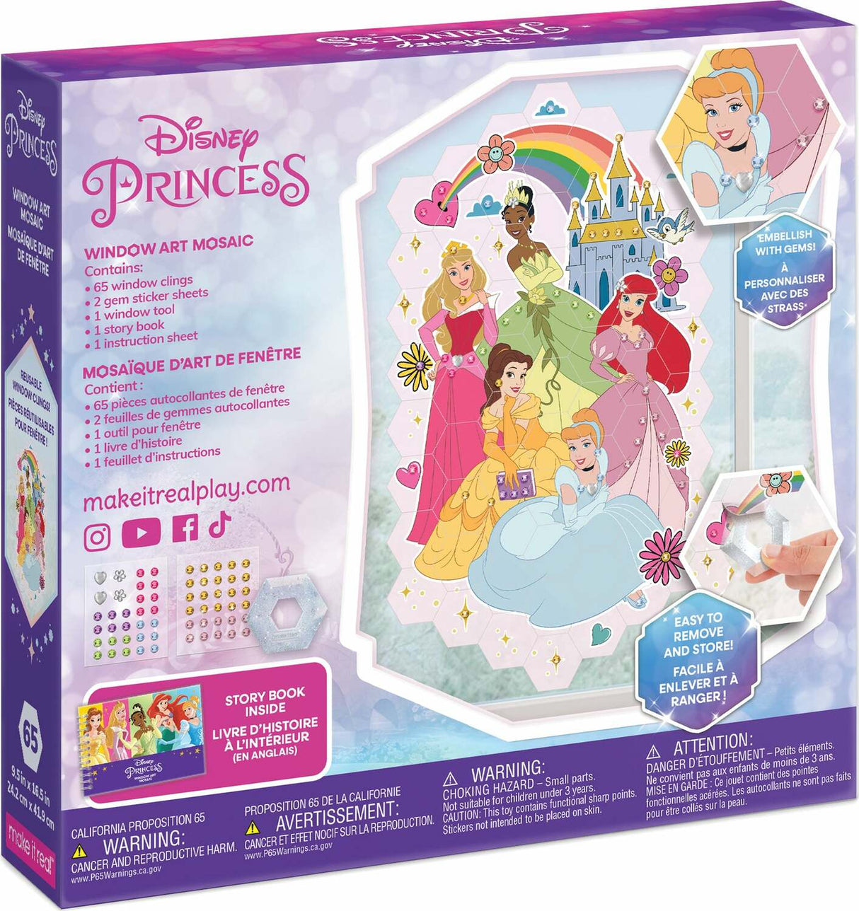 Window Art Mosaic Disney Princess Multi Princess