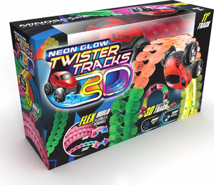 Neon Glow Twister Tracks 3D