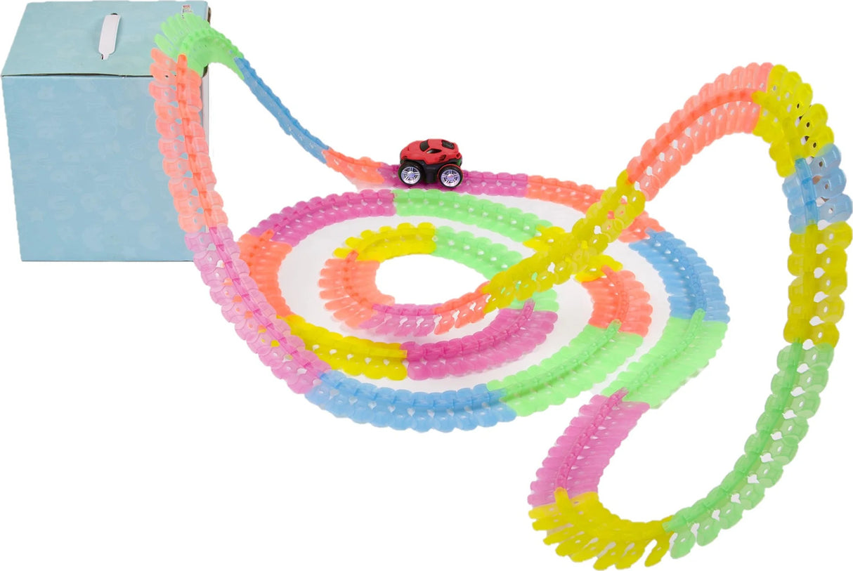 Neon Glow Twister Tracks 3D