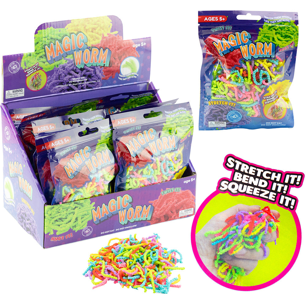 Magic Worms in Hang Bag Multi