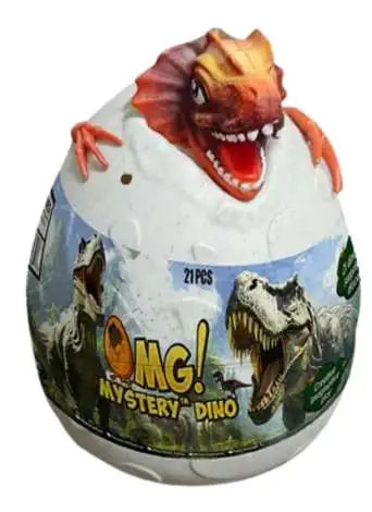 OMG! Mystery Dino Egg Playset [Unwrap to Discover 21 Surprises Inside!]