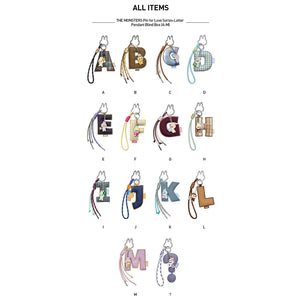 Labubu Pin for Love LETTER A-M