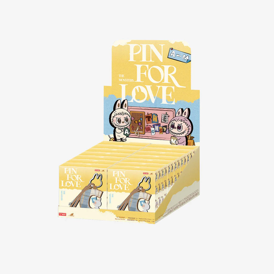Labubu Pin for Love LETTER A-M