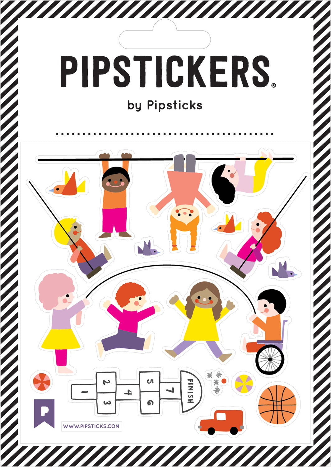 Stickers -  Time For Recess (4x4)