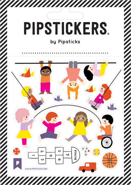 Stickers -  Time For Recess (4x4)