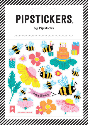 Stickers -  Happy Bee-Day (4x4)