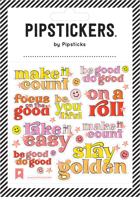 Stickers -  Make It Count (4x4)
