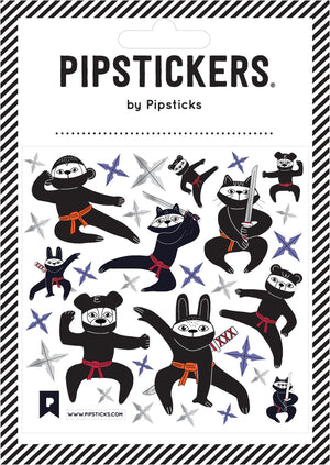 Stickers -  Ninja Animals (4x4)