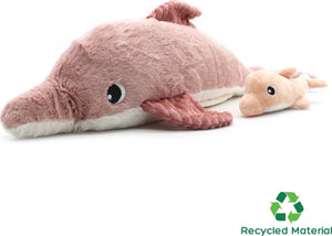 Dolphin Mom and Her Baby (Pink)
