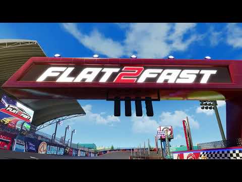 Flat 2 Fast Card Racers - Gingerbread House Toys