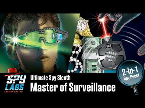 Spy Labs: Ultimate Spy Sleuth 1 - Master of Surveillance - Motion Detector Alarm/Night Vision Goggles