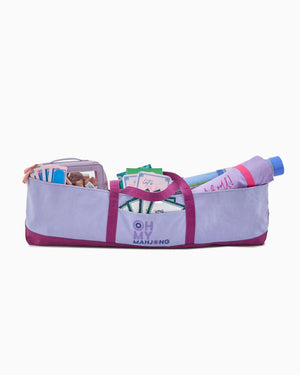 Oh My Mahjong Purple Mat Storage Bag