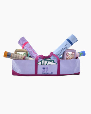 Oh My Mahjong Purple Mat Storage Bag