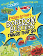 Boredom Busters: Things That Go Sticker Activity: Mazes, connect the dots, find the differences, and much more!