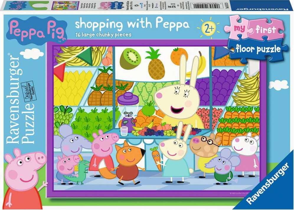 My First Puzzles: Shopping with Peppa (16 Piece Floor Puzzle)