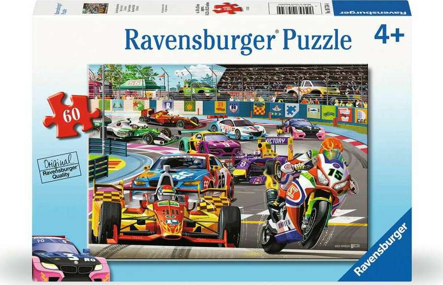 Racetrack Rally (60 Piece Puzzle)