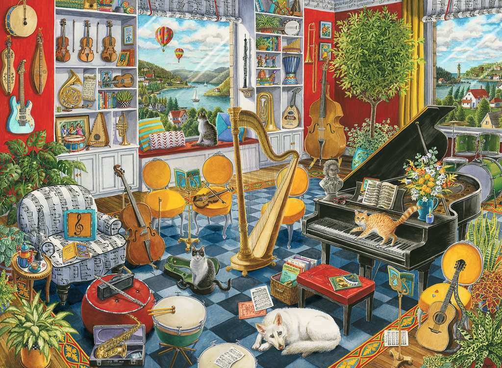 The Music Room (500 Piece Puzzle)