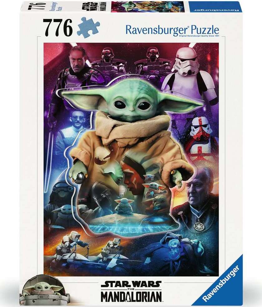 Star Wars Grogu's Journey Shaped (776 pc Large Format Puzzle)