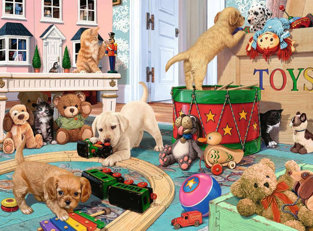 Little Paws Playtime (150 Piece Puzzle)