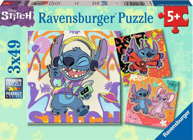 Stitch (3x49 Piece Puzzle)