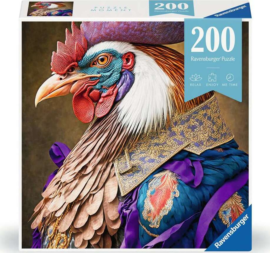 Jigsaw Puzzle Rooster General - 200 Pieces Puzzle