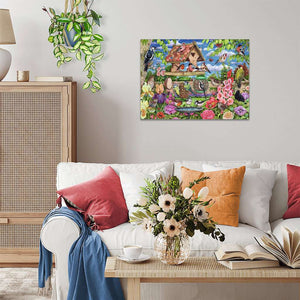 The Bird Table 1000 Pc Puzzle