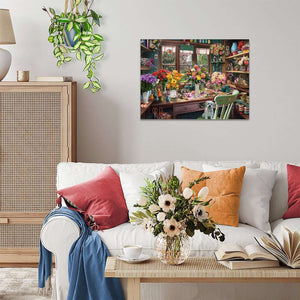 Flower Arranger's Shed 1000 Pc Puzzle