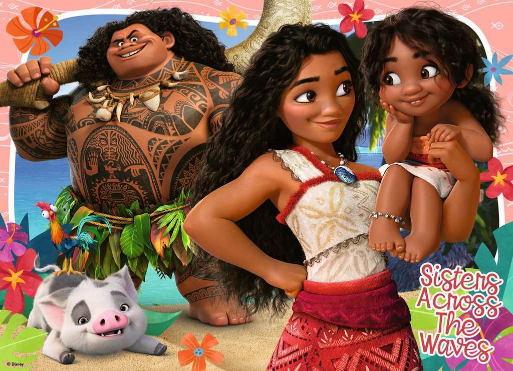 Disney Moana Bumper Pack 4x100pc Puzzles - Gingerbread House Toys