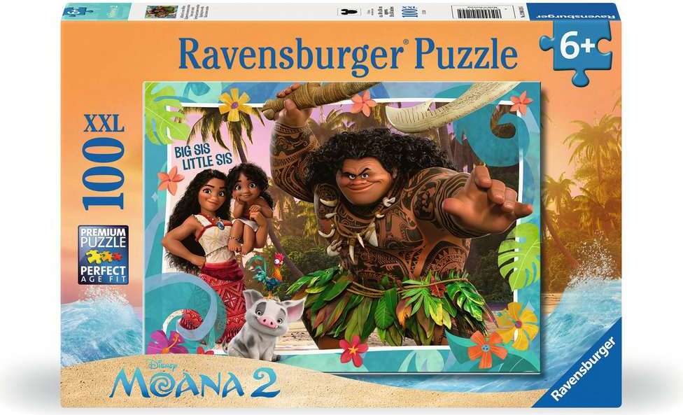 Moana 2 Exploring New Worlds 100 pc Puzzle - Gingerbread House Toys