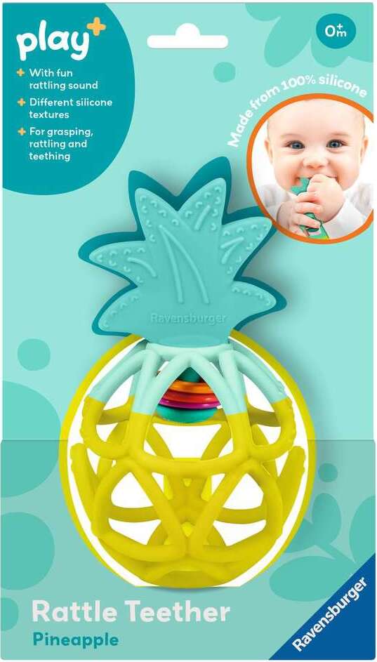 Rattle Teether: Pineapple*