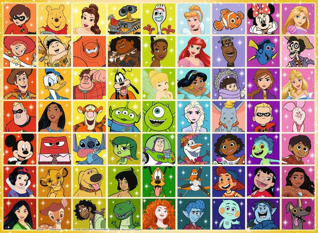 Disney Color Palette (100 Piece Puzzle) - Gingerbread House Toys