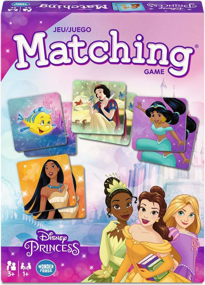 Princess Matching Game プリンセスマッチングゲーム Princess Matching Game - Trilingual - Gingerbread House Toys