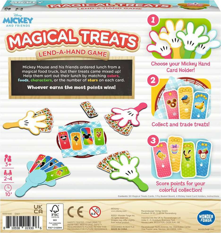 Mickey & Friends Magical Treats: A Lend-A-Hand Card Game