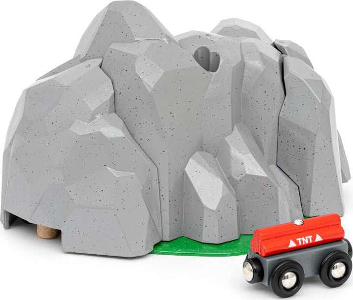 BRIO World Train Set Exploding Mountain Tunnel - Gingerbread House BRIO World Train Set Exploding Mountain Tunnel - Gingerbread House