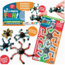 Micro Robot Spinner – Transformer Action Fidget Spinner by Novelty ...
