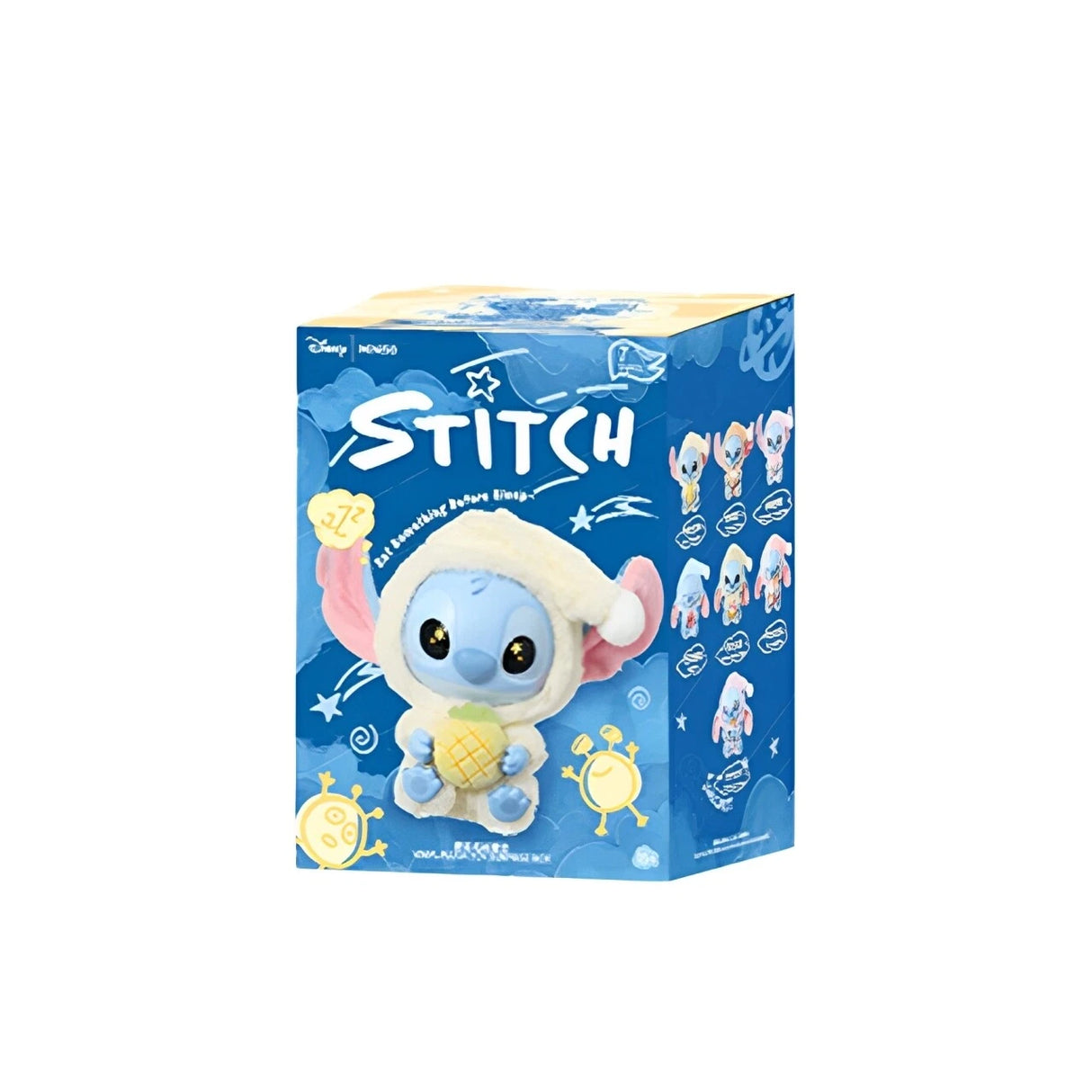 MINISO Disney Stitch Eat Something Before Sleep Collection Vinyl Plush Toy Surprise Box