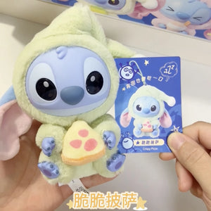 MINISO Disney Stitch Eat Something Before Sleep Collection Vinyl Plush Toy Surprise Box