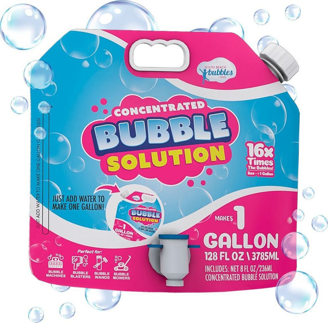 Concentrated Bubble Solution Spouted Refill Pouch 