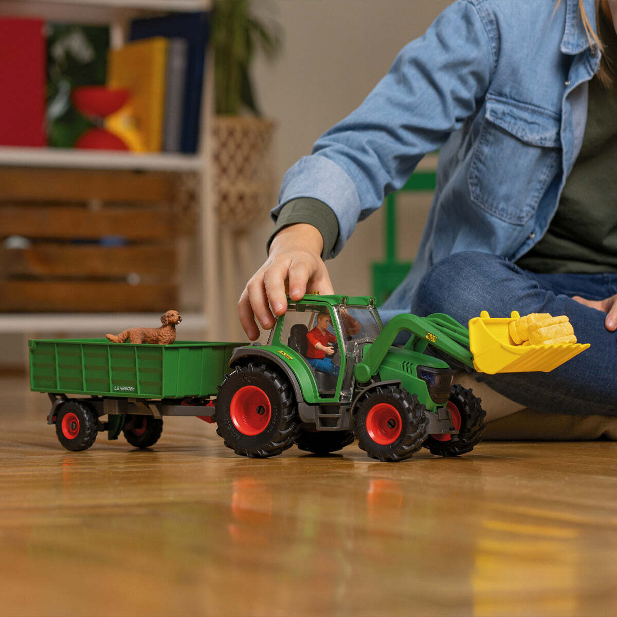 Tractor with Trailer Farm Toy