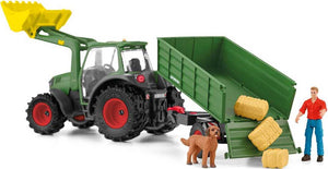 Tractor with Trailer Farm Toy