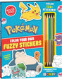 Pokémon Color Your Own Fuzzy Stickers