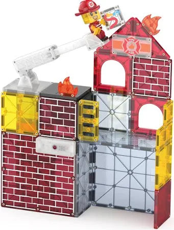 Magna-Tiles Fire Station 50pc