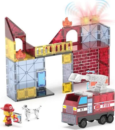 Magna-Tiles Fire Station 50pc